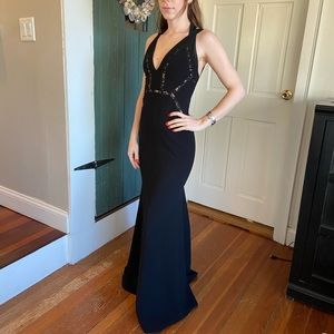 Black formal dress
